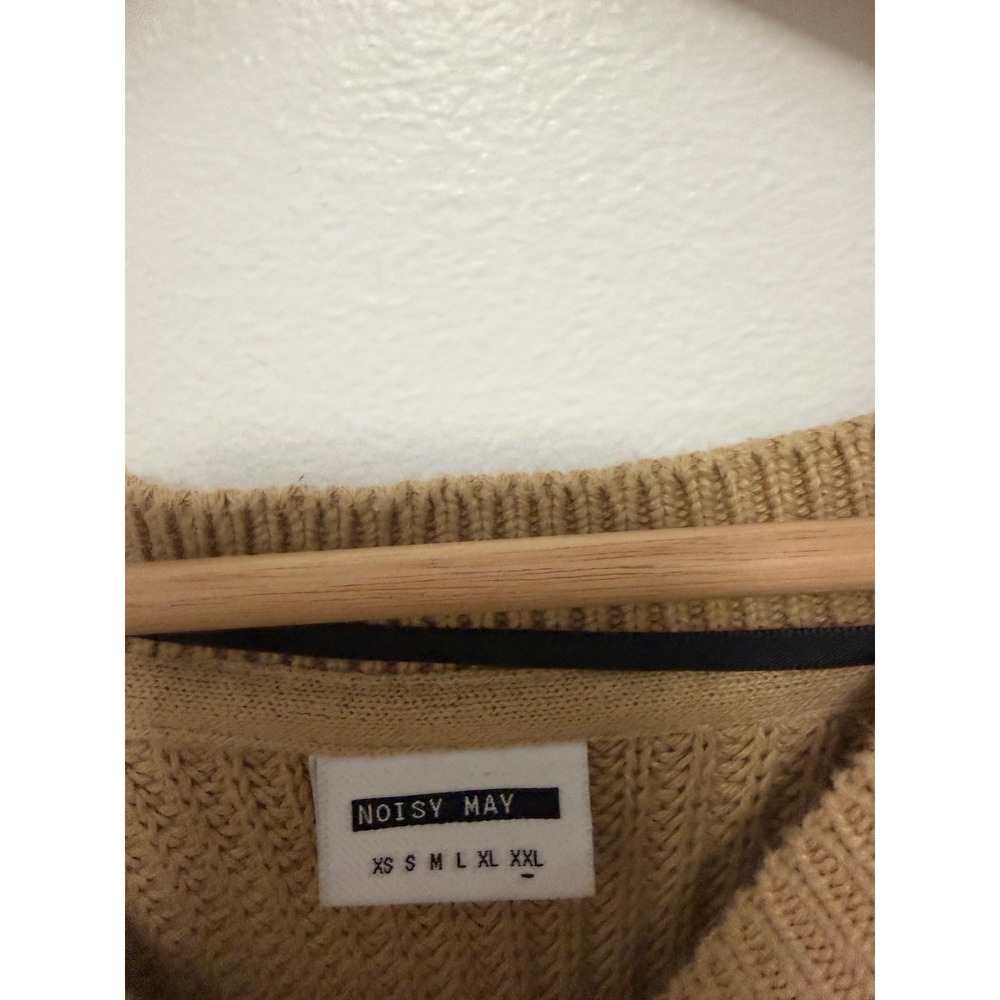 Noisy May x ASOS Long Sweater Dress – Light Brown – Size XXL - Picture 2 of 4